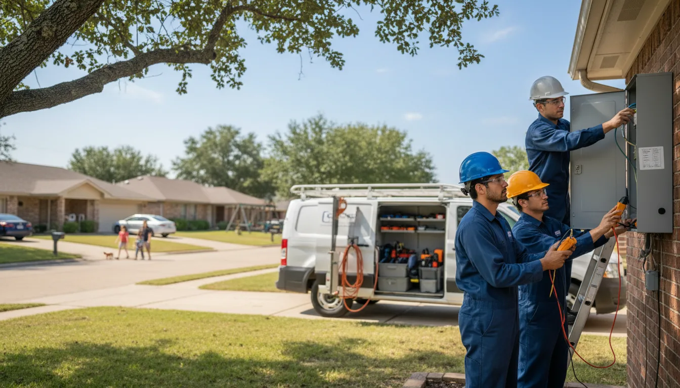Certified electrician providing emergency electrical services in Fort Lee, VA
